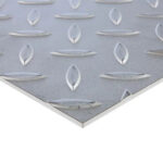 Lamiera bugnata in acciaio inox aisi 304 3x1000x2000 mm