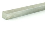 Ferro quadro liscio zincato sezione 16 mm in S235JR