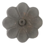 Rosetta in ghisa ad avvitare dimensione 7 x 7 cm