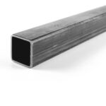Tubo quadro grezzo nero 30x30x2 mm in S235