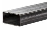 Tubo rettangolare nero 150x40x3 mm