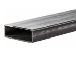 Tubo rettangolare nero 100x20x1,5 mm