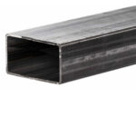 Tubo rettangolare nero 120x80x3 mm