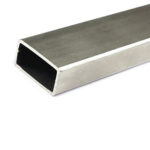 Tubo rettangolare satinato 80x40x2 mm in acciaio inox 304