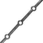 Barra forata tonda in ferro liscio tondo 18 mm