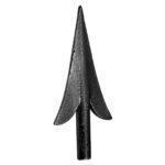 Lancia in ferro battuto stampata a caldo