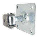 Cardine regolabile con piastra ad avvitare