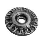 Piastra in ferro Ø 60x8 mm foro tondo 12,5 mm