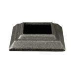 Piastra quadra in ferro battuto stampata a caldo