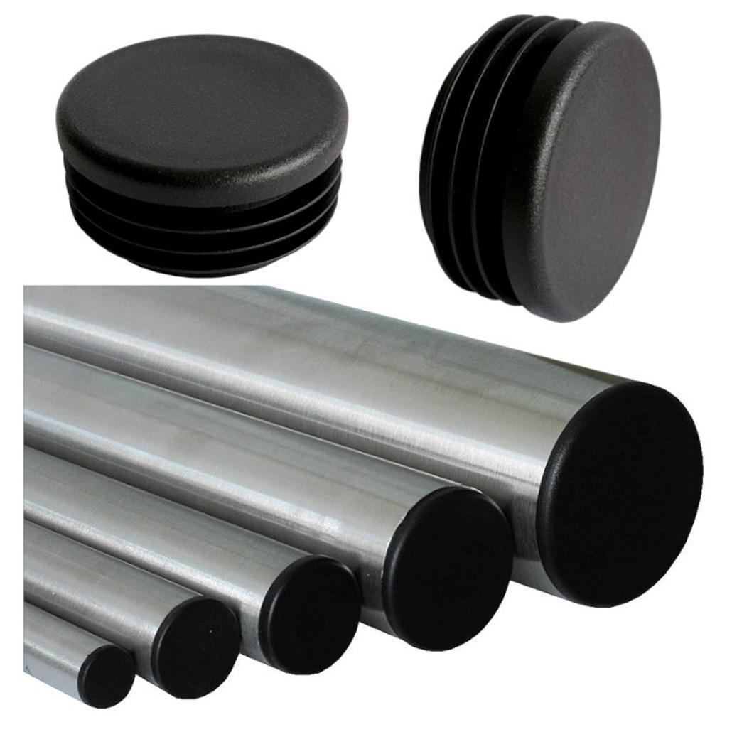 Supporto In Alluminio 100 Cm, Tubo Diametro 50 Mm, Piastra 19x19 Cm, Distanza Fori 15 Cm