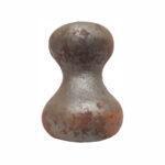 Pomolo medio in ferro stampato H 62, B 35, D 40 mm