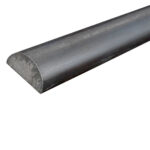 Corrimano in ferro mezzotondo 35x17,5 mm laminato a caldo