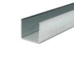 Profilo aperto ad U 40x45x40x2 mm con lati uguali in ferro zincato