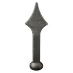 Lancia in ferro battuto stampata a caldo