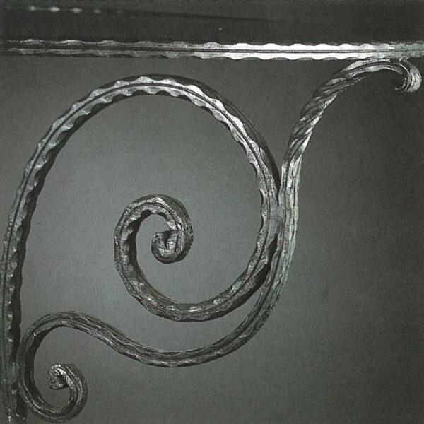 Tavolino rotondo in ferro battuto - Elegans - immagine 2
