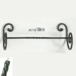 Portasciugamani a muro in ferro battuto - Fixus