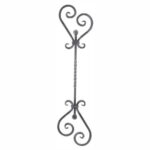 Pannello in ferro battuto 900x220mm