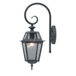 Lanterna con braccio a parete modello Milano