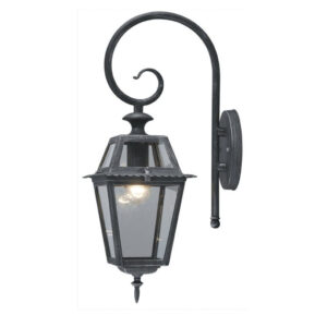 Lanterna con braccio a parete modello Milano