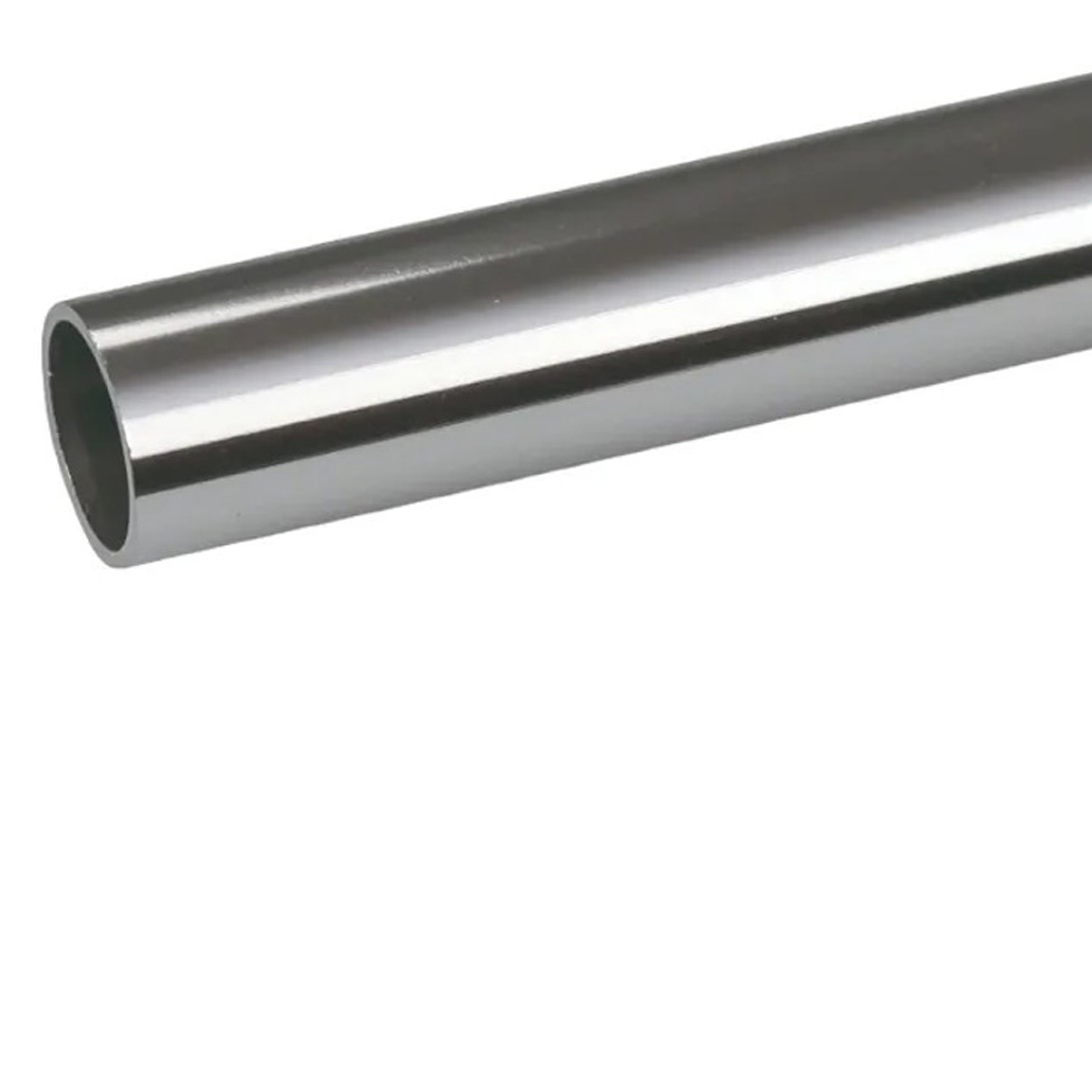 Tubo saldato tondo 18x1,5 mm in acciaio inox Aisi 304 lucido 1 tubo tondo saldato in acciaio inox aisi 304 finitura lucida Tubo saldato tondo 18x1,5 mm in acciaio inox Aisi 304 lucido