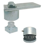 Cardine regolabile con piastra girevole e cuscinetto