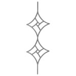 Pannello decorativo in ferro battuto 1000x395 mm