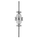 Pannello decorativo in ferro battuto 900x200 mm