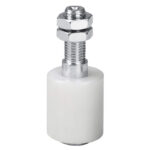 Rullo guida in nylon diametro 30 mm per cancello scorrevole