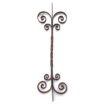 Pannello decorativo in ferro battuto 720x225mm